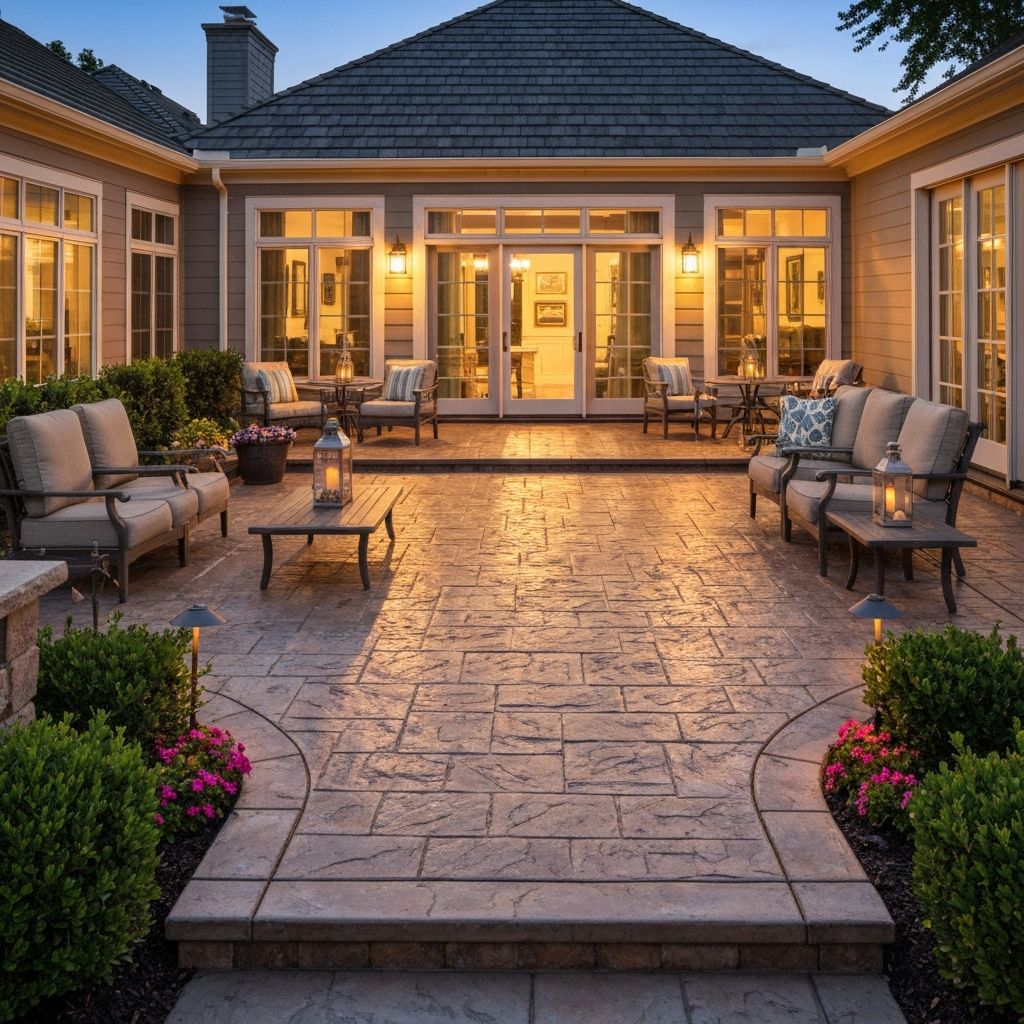 Stamped Patio